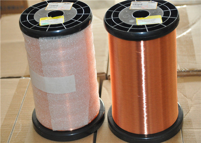 0.080mm Super Thin Enameled Round Copper Wire Heat Resistance For Power