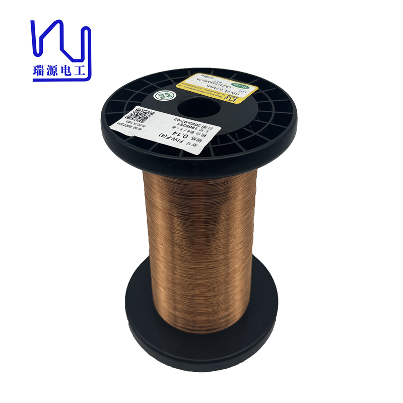 0.4mm Class 180 Fiw Wire High Voltage 5500V Fully Insulated Enameled Copper