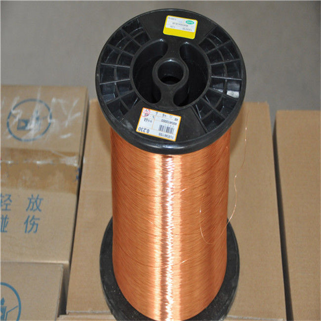 0.01mm Fine Copper Enameled Copper Wire Polyamide Imide Insulation