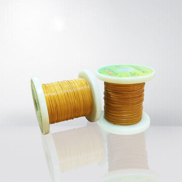0.1mm Triple Insulated Wire 130℃ Enameled Copper Wire TIW Wire For Transformers / Coils ISO Approved