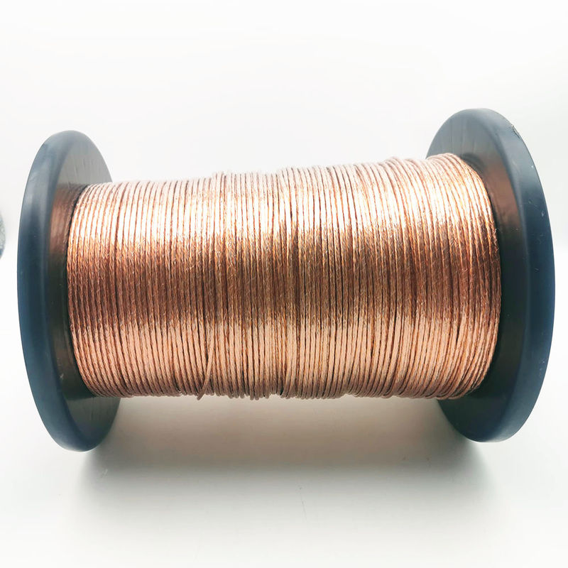 Silked Covered Litz Wire Copper Insulated Litz Wire For Motor 27 Twist Pitch