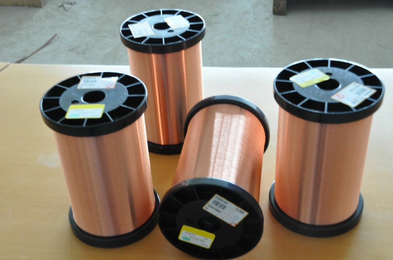 High Conductivity Enameled Round Copper Wire , USDC USTC High Frequency