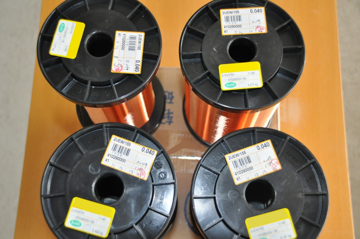 Self Bonding Solderable Enamel Coated Copper Wire 0.012 0.8mm For