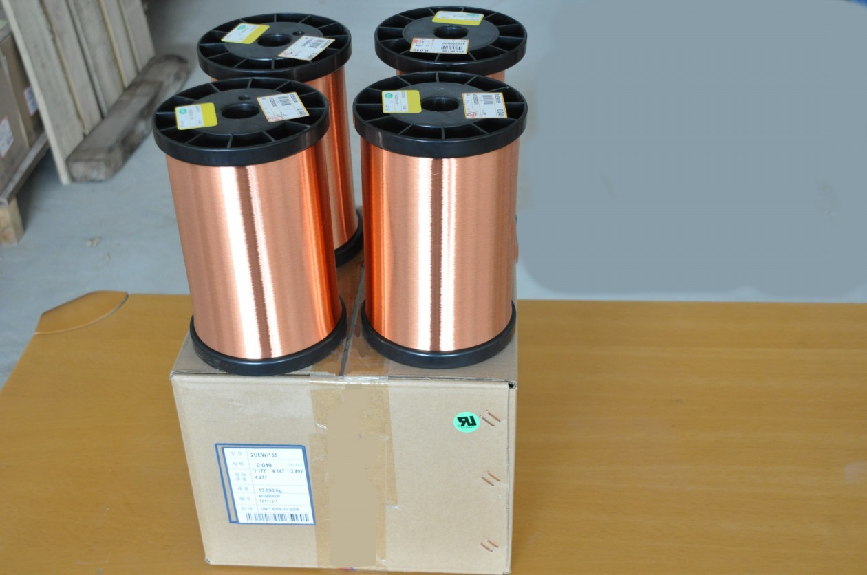 Class 2 PEW Motor Winding Wire , 0.06 1.0mm Enamel Coated Wire With