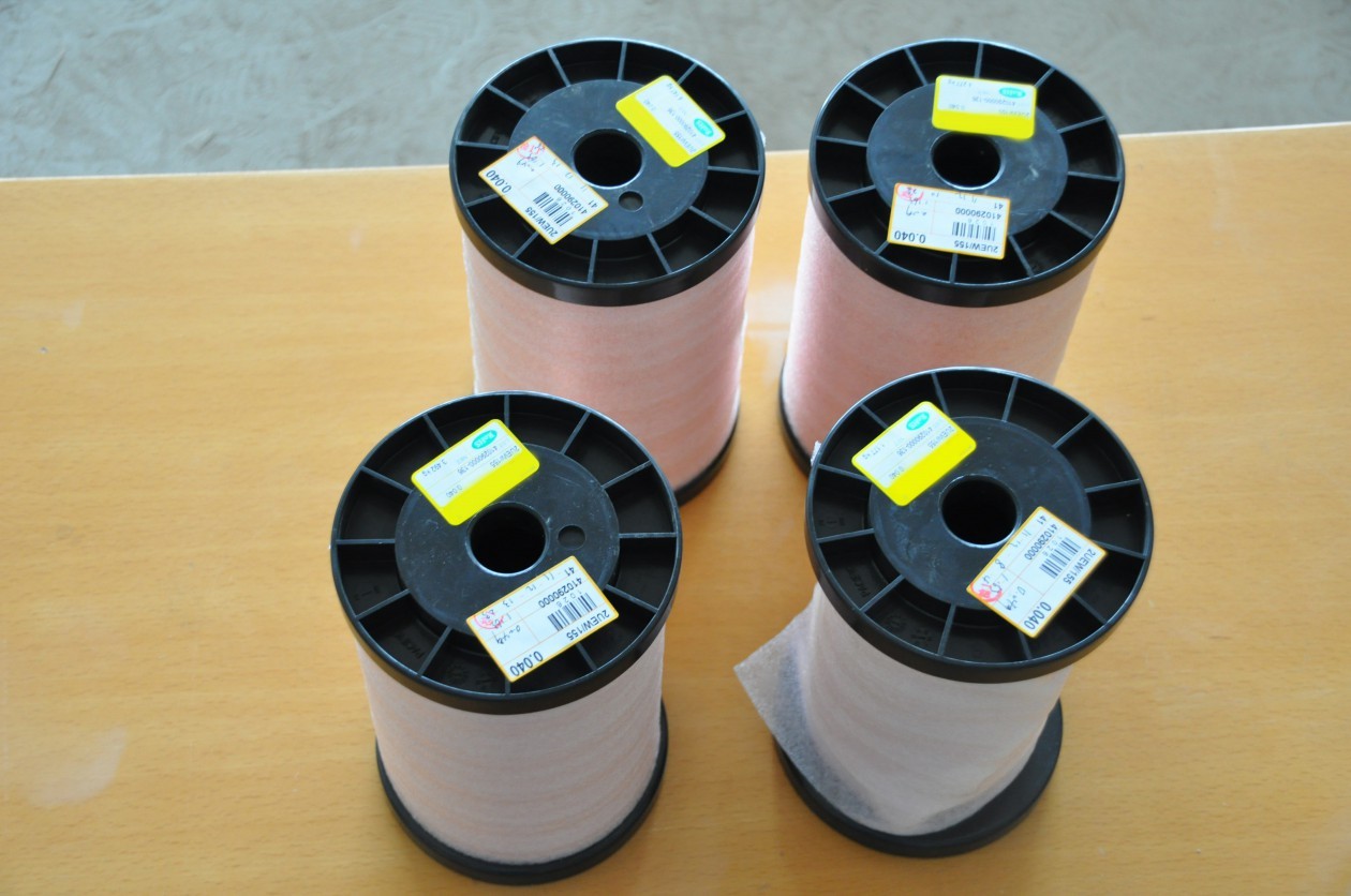 AWG 20 56 High Voltage Copper Wire , Self Adhesive Enameled Insulated