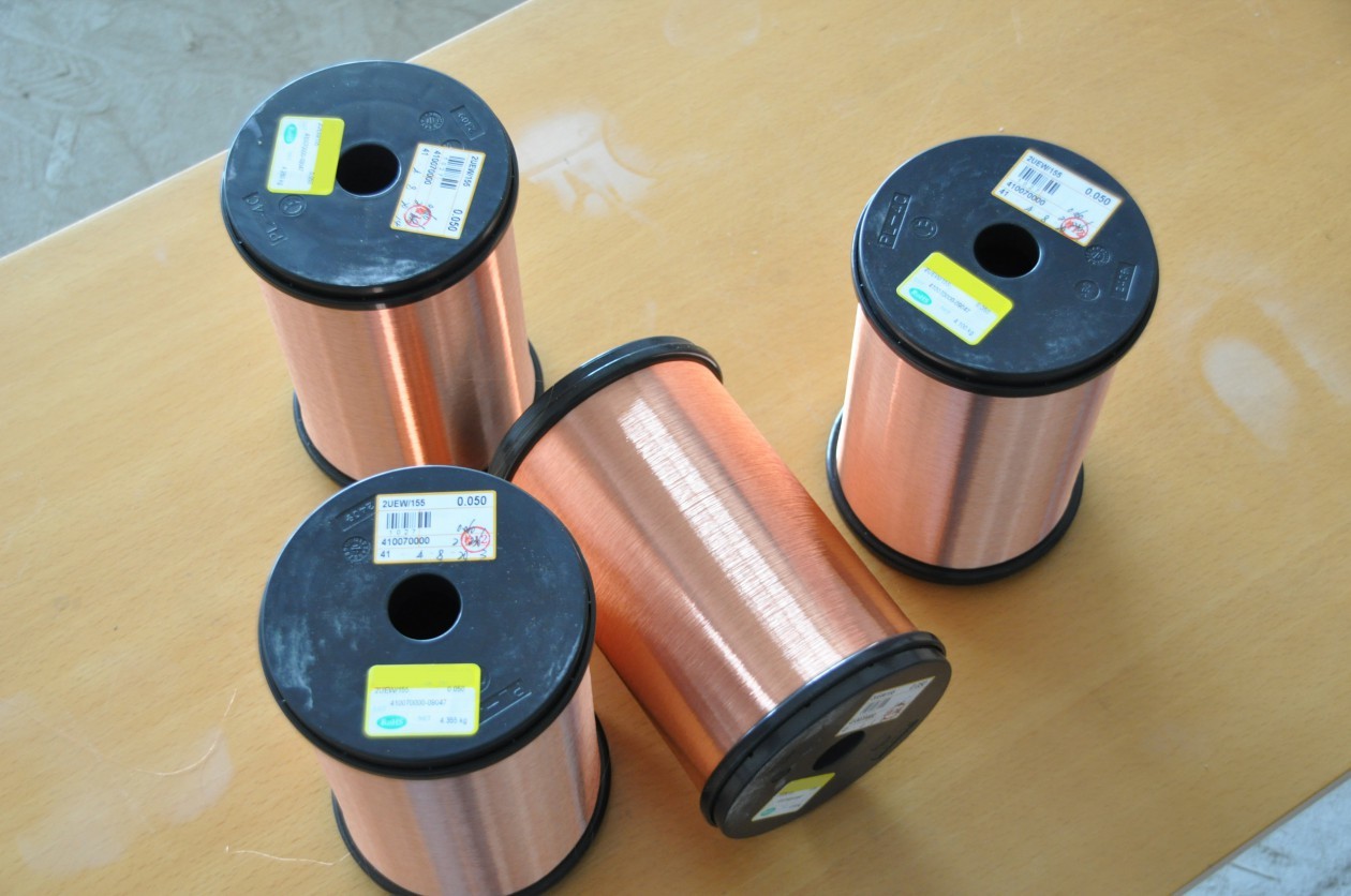 UEW Dual Coated SWG / AWG Wire , Class 1 Self Bonding Enamelled