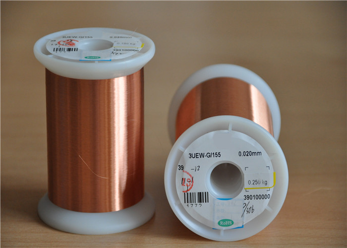 0.012 0.8mm Thin Coated Copper Wire , Copper Solder Wire For Micor Motors