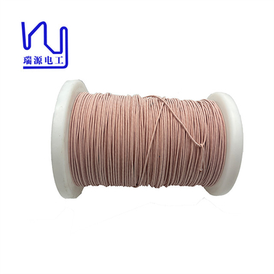 0.08 X 270 Copper Litz Wire Silk Covered Insulated Solid Nylon Ustc For Transformer