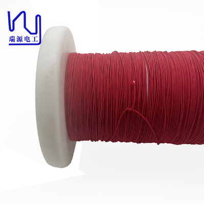 0.071mm Single Wire Silk Covered Litz Wire For Red Color Products