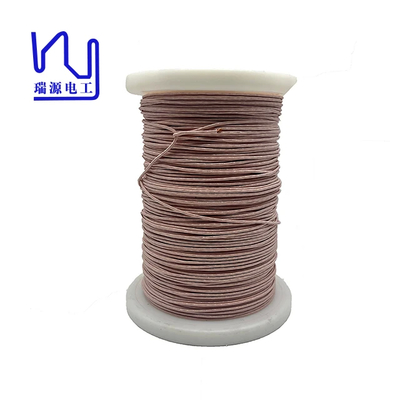 Silver Nylon Served Litz Wire Ultra Fine 0.071mm Single Wire For Superior Connectivity