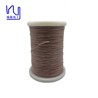 1USTC-F 0.08mm*105 Silk Covered Litz Wire Nylon Serving Copper Conductor