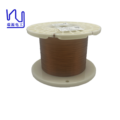AIW220 0.2mm Hot wind self bonding Flat Enameled Copper Wire Insulated and Durable for Industrial
