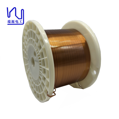 Hot Air Bondable 0.2mmx4.0mm Enameled Flat Copper Wire