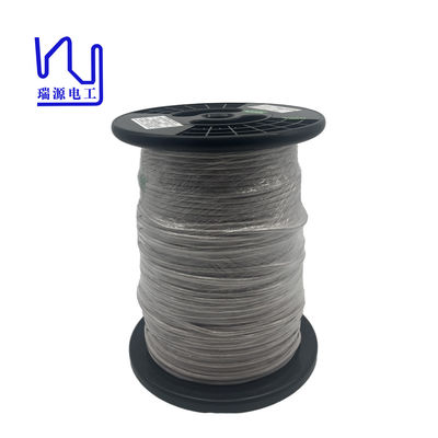 2USTC-F 0.2mm X 300 HF Insulated White Twisted Enameled Copper Silk Covered Litz Wire