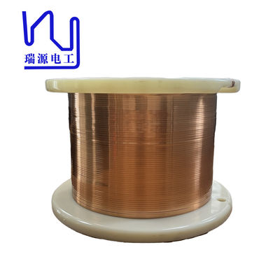 0.1mm Ultra Fine Enameled Rectangular / Flat Magnet Winding Copper Wire Insulated Solid