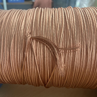 Customizable 0.1mm * 35 Strands Twisted Insulated Copper Stranded Litz Wire For HF Transformer