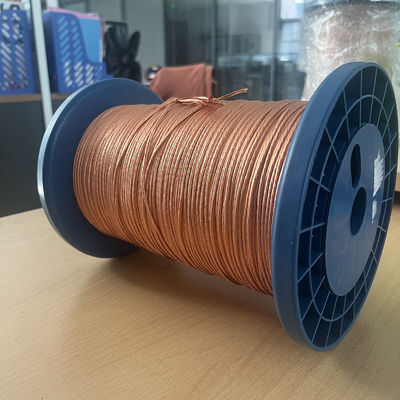 0.03 X 2000 Strands Twisted High Frequency Enameled Copper Litz Wire For Transformer