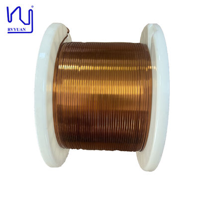 Solderable self adhesive 0.2mmx5.0mm Enameled Flat Copper Wire