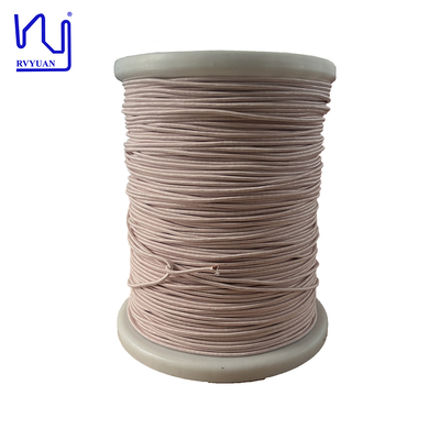 Manufacturer Solderable 840 StrandsX0.071mm Nylon Wrapped Copper Silk Covered Litz Wire for Solar Inverters