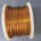 Taped Size 0.18 X 1386 9kv High Voltage Flat Litz Wire Enameled Insulated Copper Wire With Ul Sgs Approval