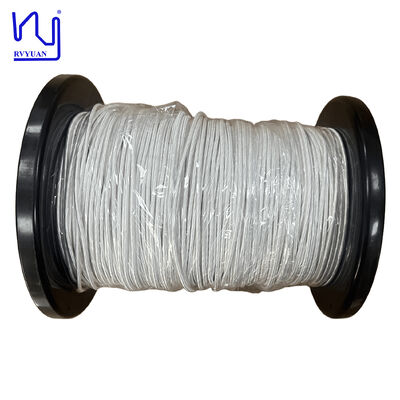 Custom Natual silk covered litz wire with 4000 strands of 0.03mm solderable enameled copper wire for high-frequency transformer 