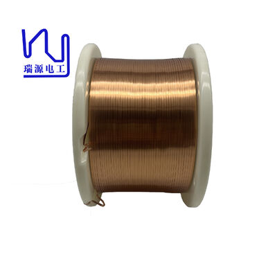 UL Certificate 0.8X3.0mm AIW Polyimide Imide Enamelled Flat Copper Wire for Automotive Winding