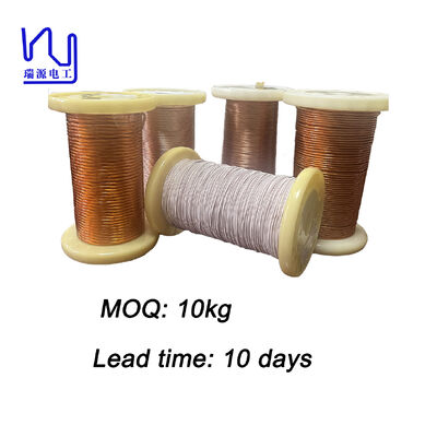 Stranded 1500/38 2USTC-H High-frequency Class H/180C Enameled Copper Litz Wire with Sinle Nylon Serve