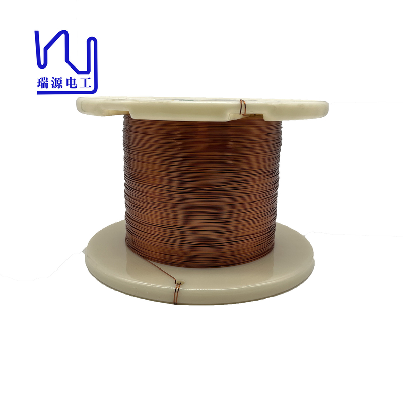 Solderable Class 220 AIW Enameled Rectangular Magnet Copper Wire for Automotive