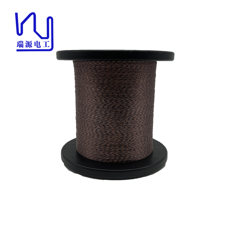 0.125mm 0.15mm 0.2mm Litz Magnet Wire High Frequency Multi Strands Enameled Copper