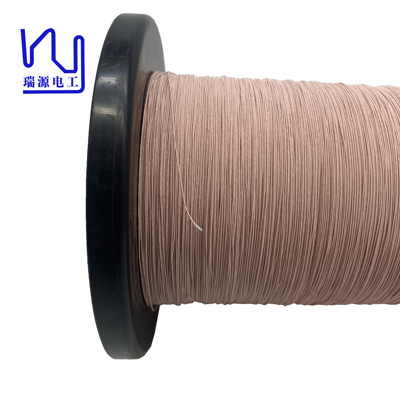 USTC155 Ustc Litz Wire 38AWG 0.1mm*16 Nylon Serving For Vehicle