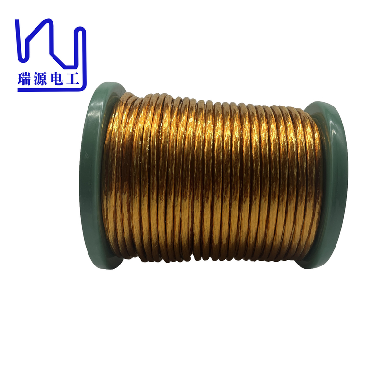 0.4mm *120 Pi Taped Mylar Litz Wire For High Voltage Transformer