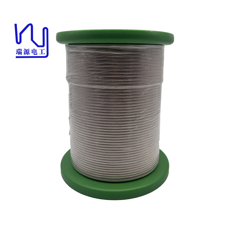 2700v Breakdown Voltage USTC Copper Litz Wire 0.1mm Single UEW Insulation Silk Jacket