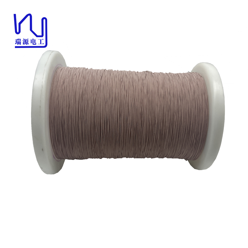 USTC155 Copper Litz Wire 0.05mm Single Wire Silk Covered 1300V Breakdown Voltage