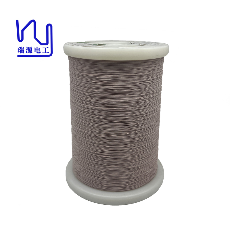 USTC155/180 0.08mm*10 Insulated Silk Covered Copper Litz Wire For High Frequency Transformer Windings
