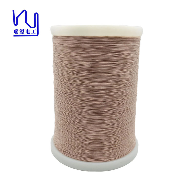 High Quality 0.08 Strands Litz Wire Served With Nylon / Polyester / Natural Silk