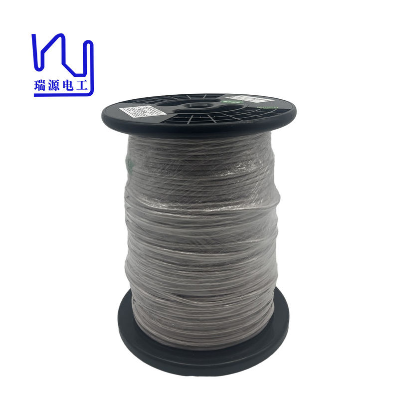 2USTC-F 0.2mm X 300 HF Insulated White Twisted Enameled Copper Silk Covered Litz Wire