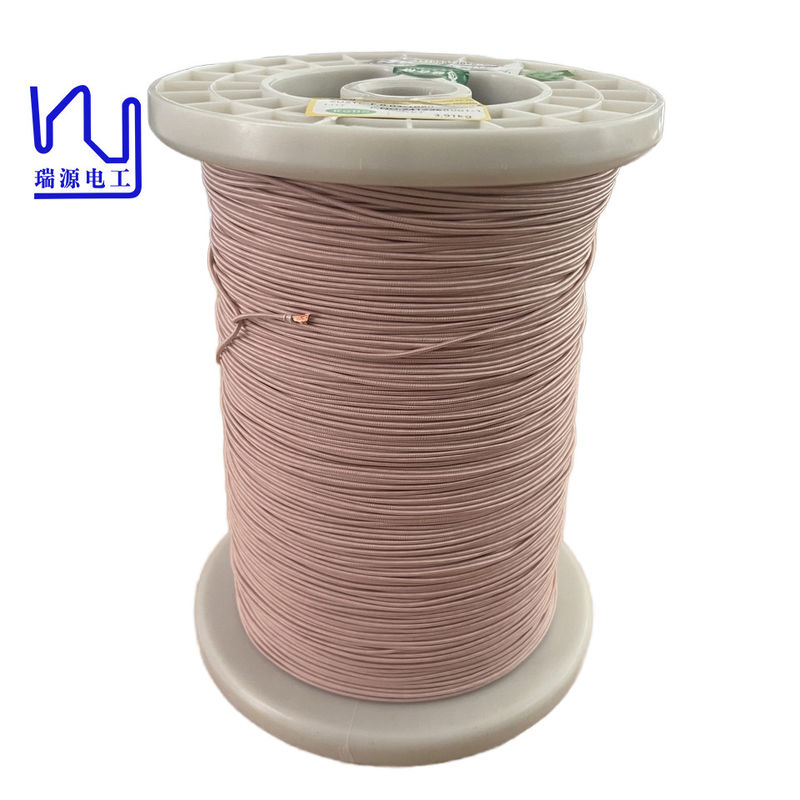 2USTC-F 1080X0.03mm High Frequency Silk Covered Litz Wire For Transformer Winding