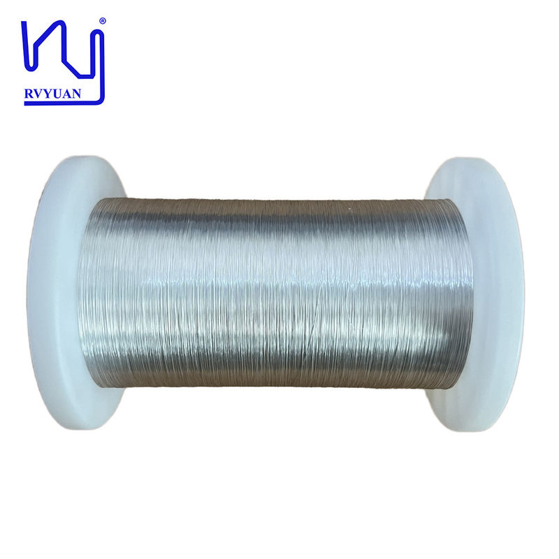 99.9% 0.16mm 2UEW-F Enameled Pure Silver Wire For Audio