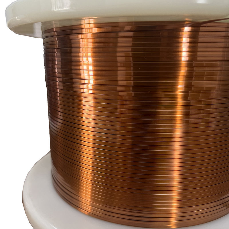 UL Certificated Flat / Rectangular Enameled Winding Wire For Moving Coils Speakers Transformers