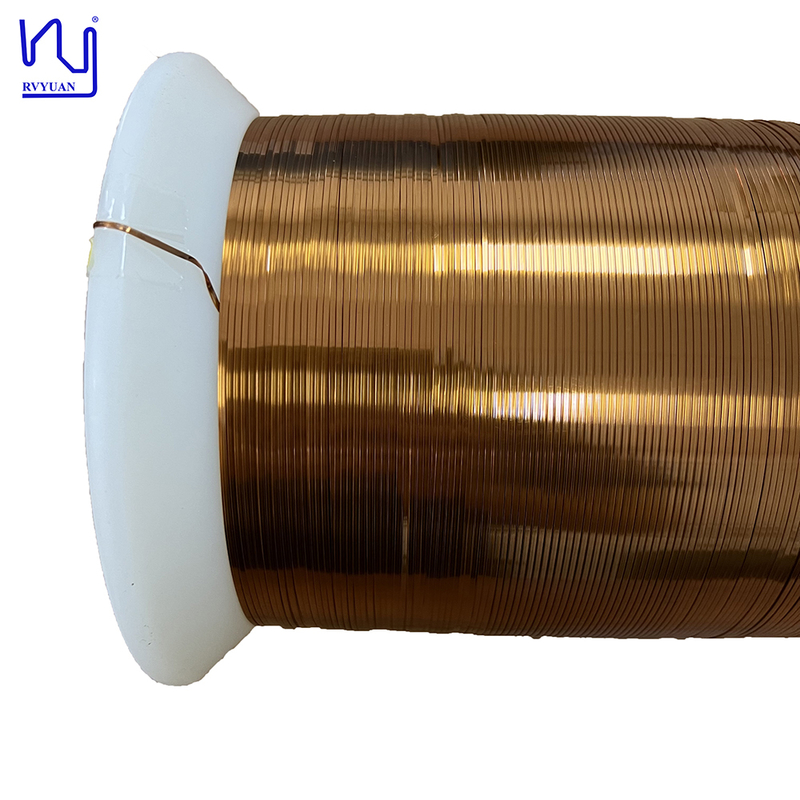 Class 220 0.2mmx1.0mm Enameled Flat Magnet Wire for Motor Winding
