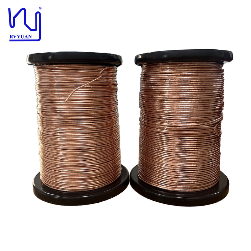 4KV PET Film 0.2mmx80 Copper Conductor Taped Litz Wire
