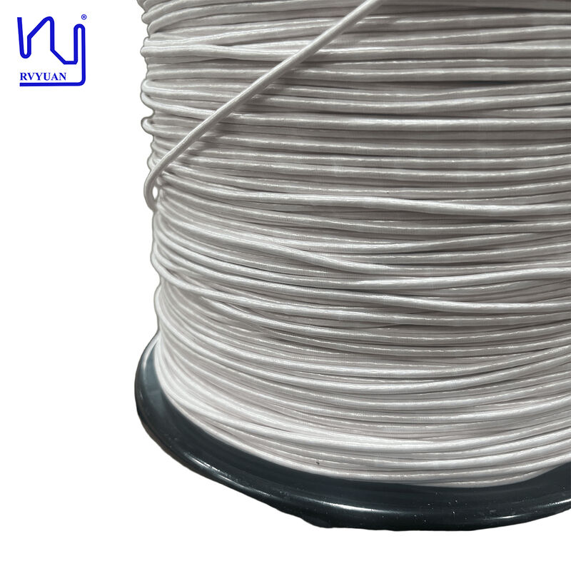 2USTC-F 0.1mmx300 Nylon Serving Litz Wire for Transformer Copper Litz Wire