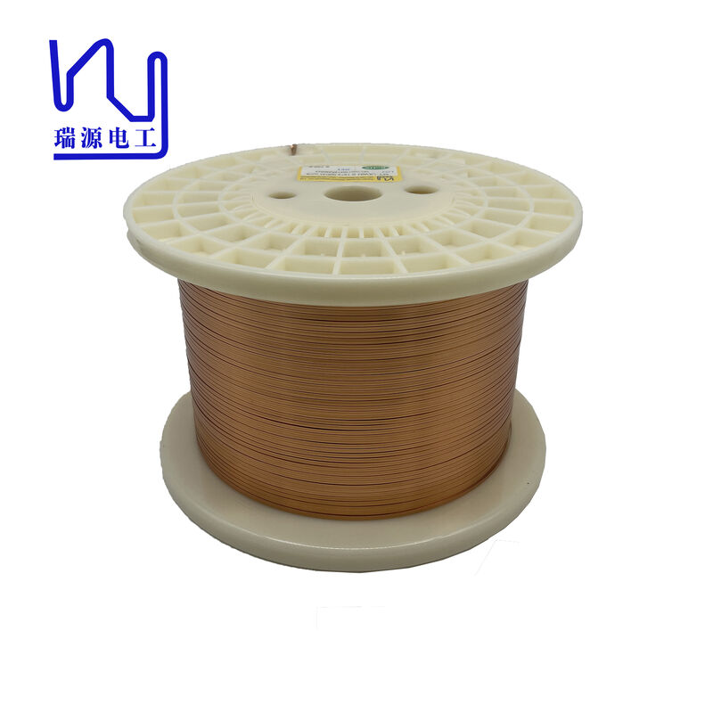 Class 220 Magnet Coil 0.4x4mm Subscribe Stator Flat Enameled Copper Motor Winding Wire
