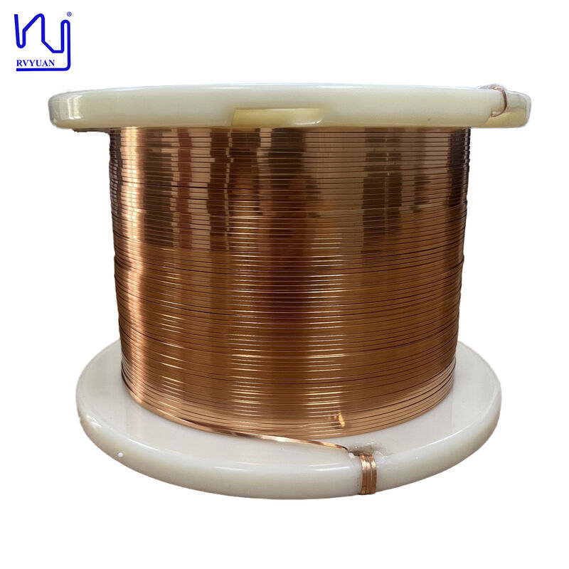 0.60mmX3.00mm Rectangular Flat AIW Class 220C Magnet Copper Wire
