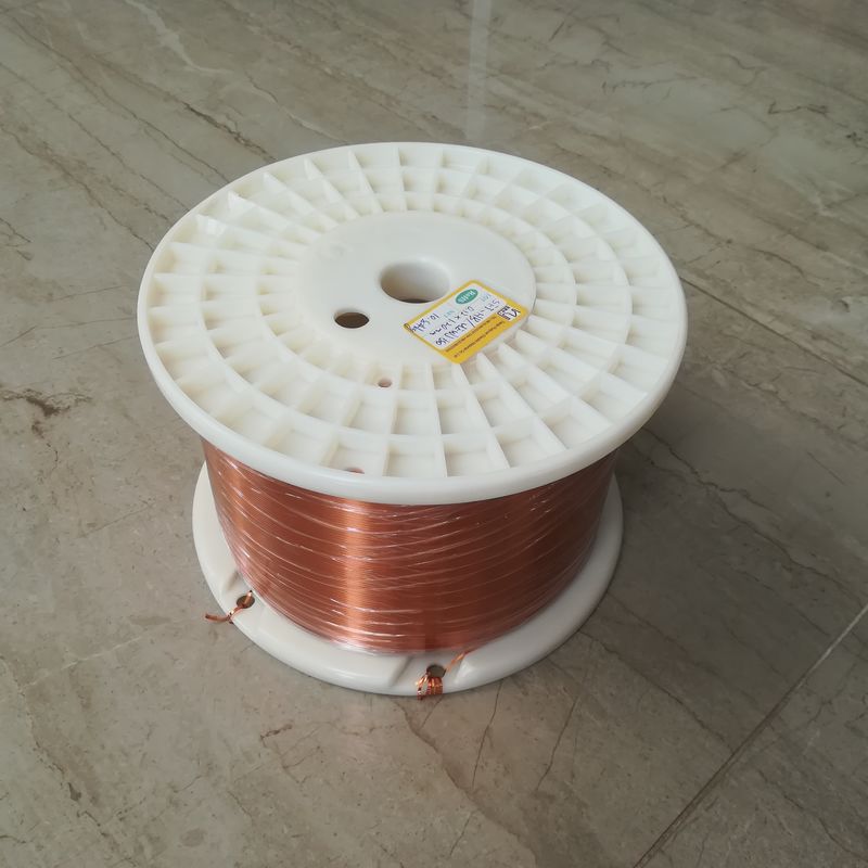 AIW 220  8.0mm Enameled Flat Copper Wire For Automotive