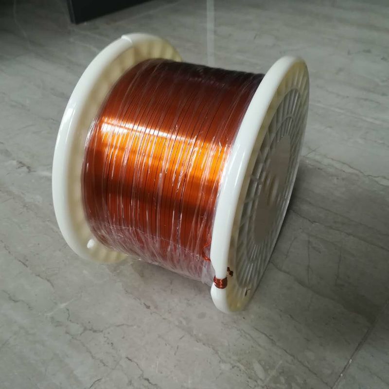 Class 220 5.0mmx1.5mm High Temperature Rectangular Enameled Copper Wire For Motor Windings