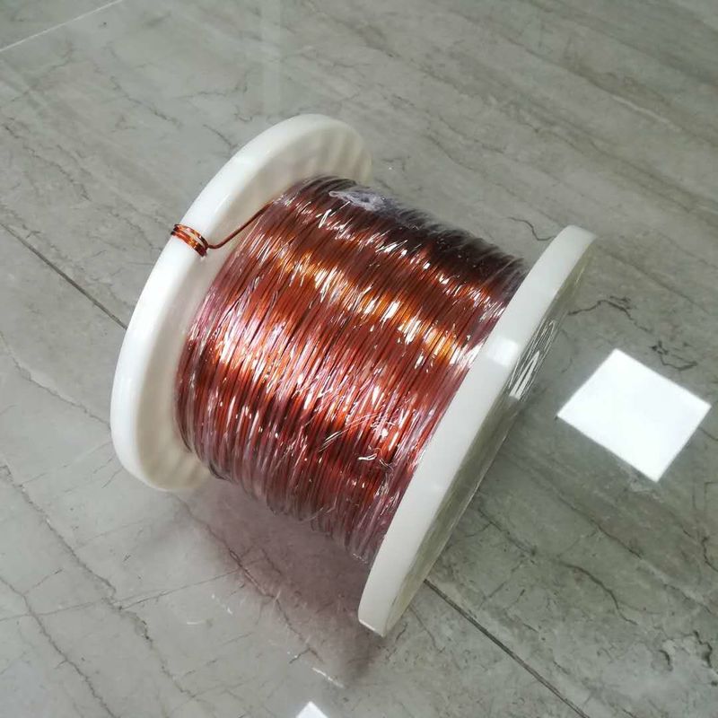 AIW 220 1.0mm High Temperature Flat Rectangular Enameled Copper Wire for Vehicle