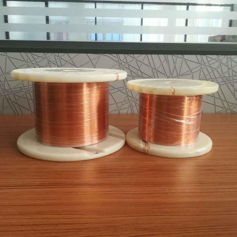 Custom Flat Winding 0.4 Mm Rectangular Copper Wire Enameled Amide Imide