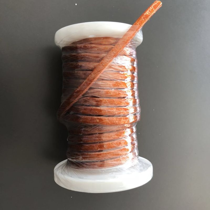 0.5 X 2700 PET Covered Profiled Flat Litz Wire High Frequency Litz Wire For Transformer