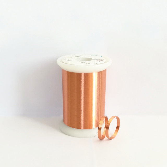 Motor Winding Enameled Copper Magnet Wire Ultra Fine Self Bonding Wire Uew 155 With Chemical Resistance